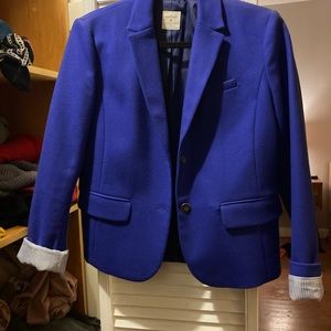 Gap Blazer Wool Purple